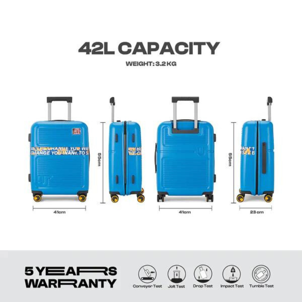 The Cabin - Hard Luggage Coastal Blue