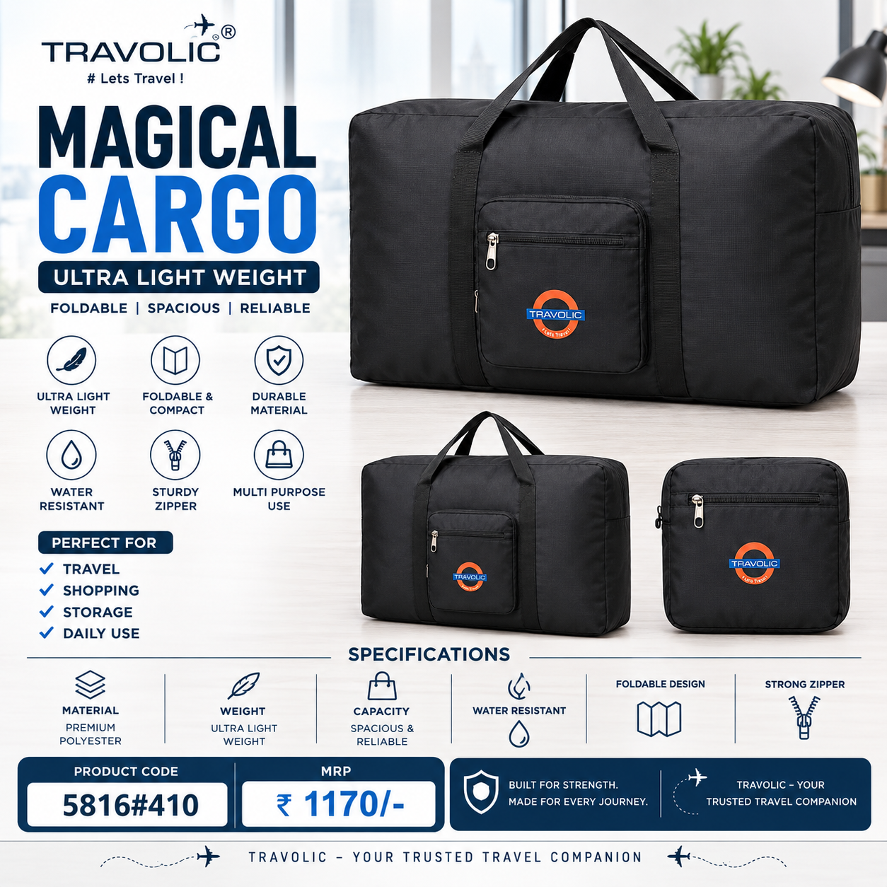 TRAVOLIC MAGICAL CARGO – ULTRA LIGHTWEIGHT